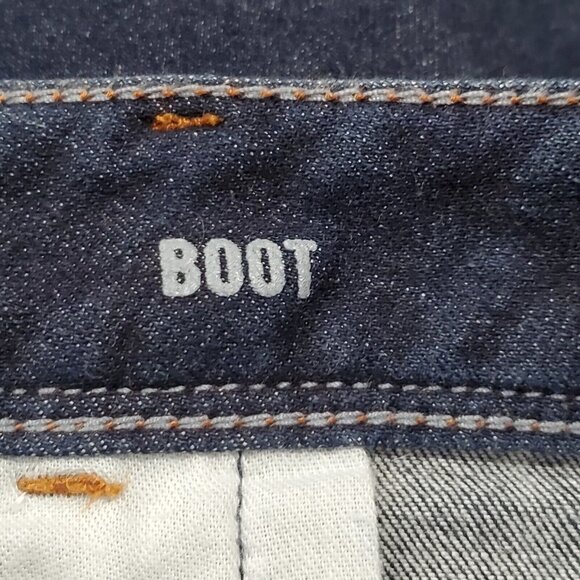 Banana Republic Women's Bootcut Indigo Dark Wash Mid-Rise Jeans EUC Sz 30 - Picture 11 of 12